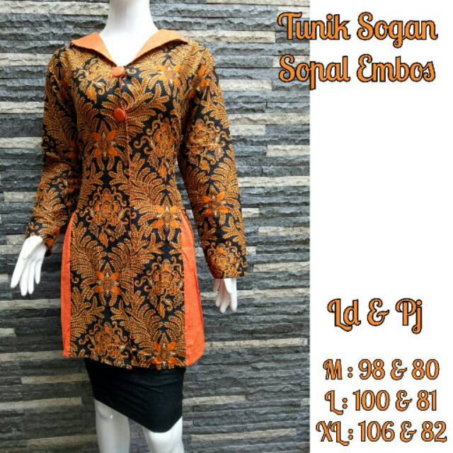 Tunik Batik Katun by Boetik Bateeqkoe Online