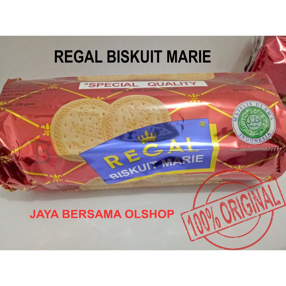 

Biskuit Marie Regal 230gr (Kualitas Spesial)