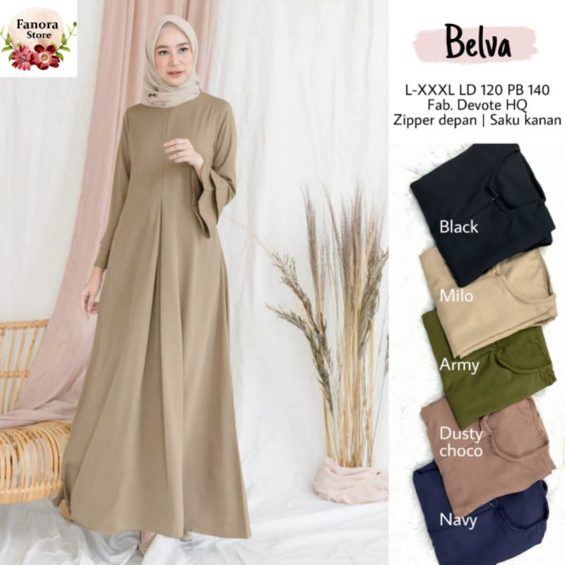 BELVA GAMIS WANITA JUMBO LD 120 cm fit to L-XXXL TERBARU BY ZARRA