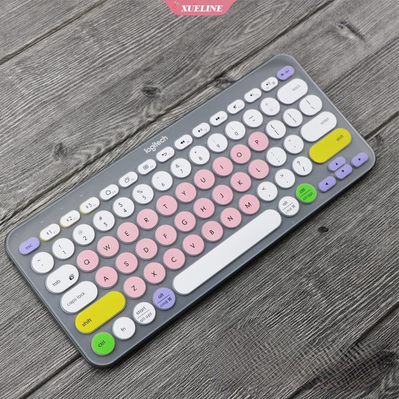 Cover Pelindung keyboard Bahan Silikon Slim Untuk Logitech K380 (ZXL)