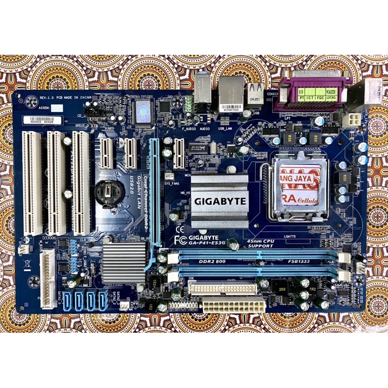 Motherboard Intel Gigabyte GA-P41-ES3G LGA775 DDR2 Second