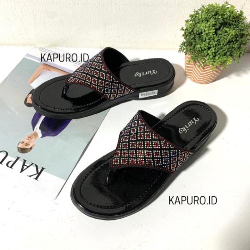 Sandal Jepit Wedges Wanita Yuriko Sheyla 03 04 Shopee Indonesia