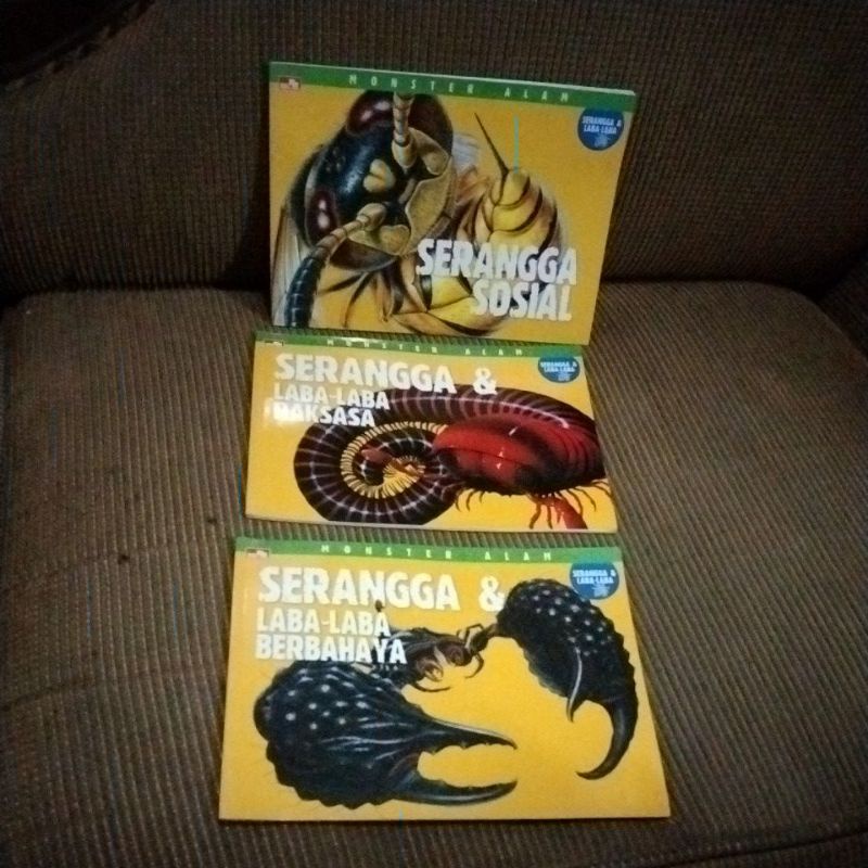 BUKU ANAK MONSTER ALAM - SERANGGA DAN LABA-LABA