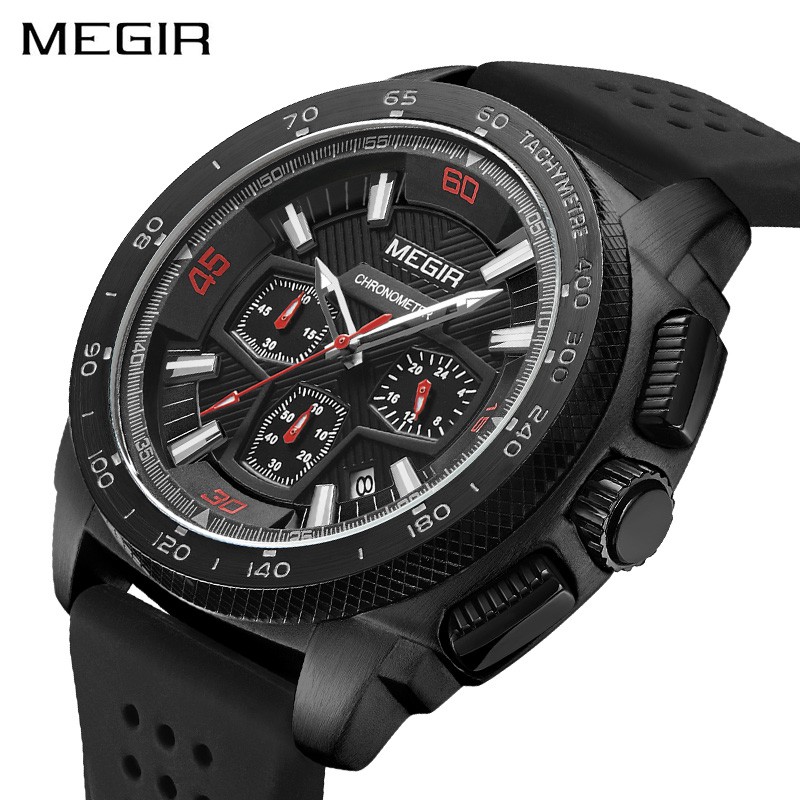 MEGIR 2056 Jam Tangan Pria Analog Chronograph WATCHKITE WKOS