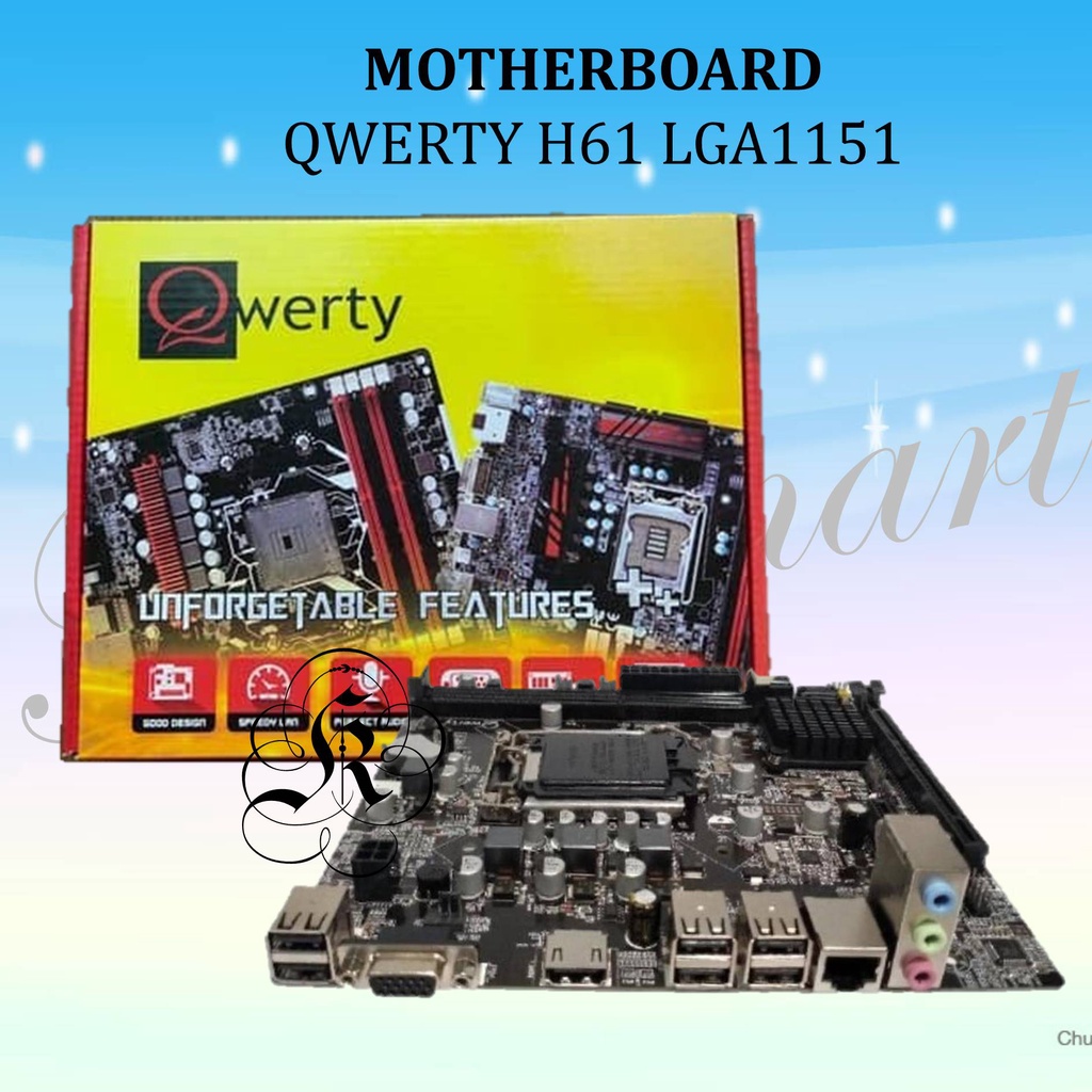 Motherboard Qwerty H61 Socket LGA 1151 DDR 3