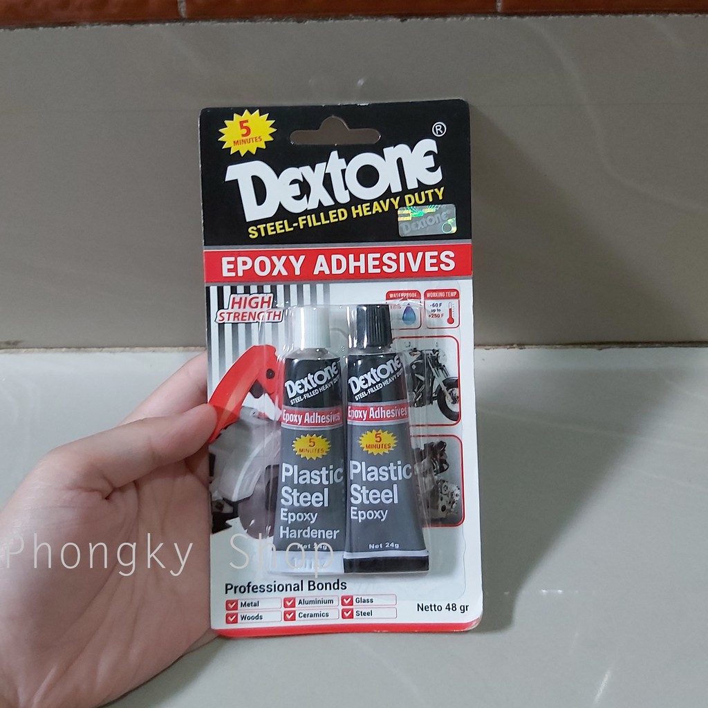 

DEXTONE | LEM CAMPUR, Lem Epoxy 5 Menit