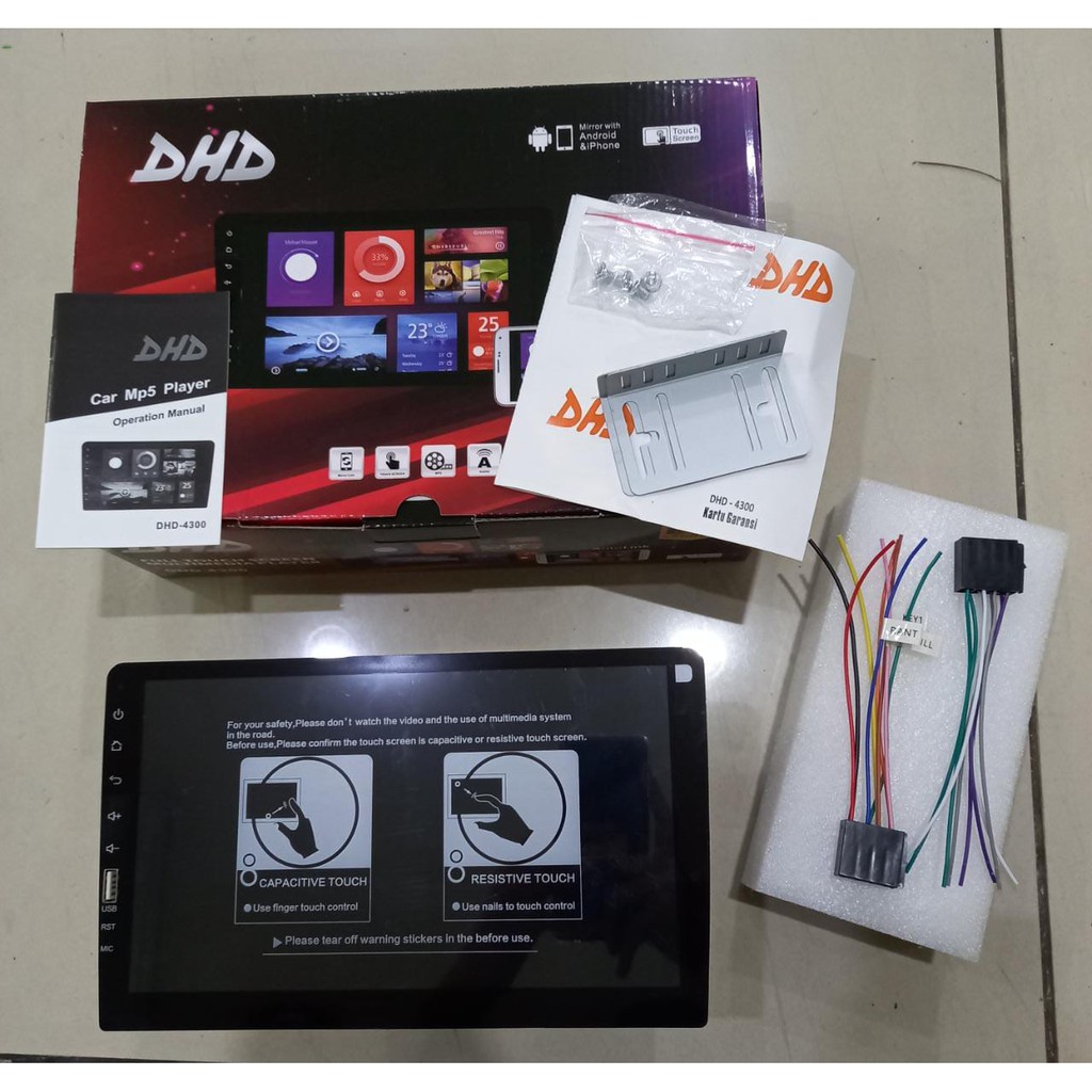 Head Unit DHD 4300 10 inch Mirror Link Android iPhone