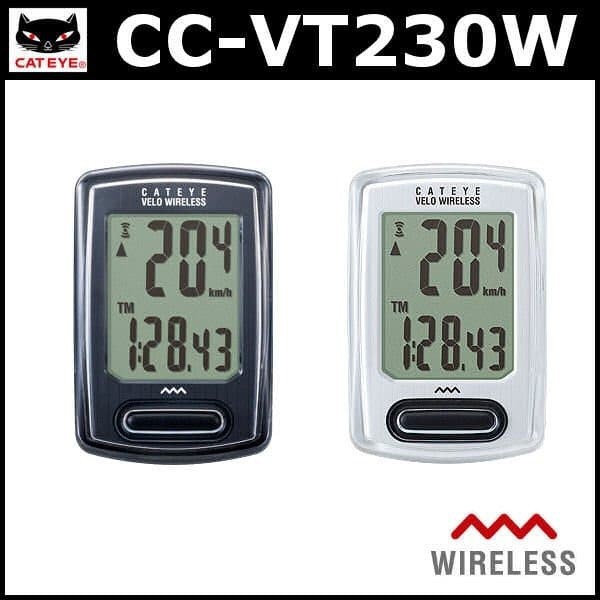 Cateye Velo Wireless Speedometer Sepeda CC-VT230W