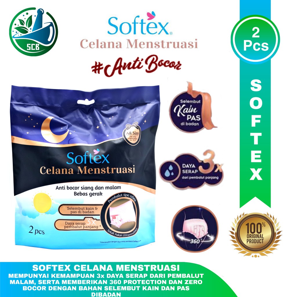 Softex Clana Menstruasi - Pembalut Tipe Celana