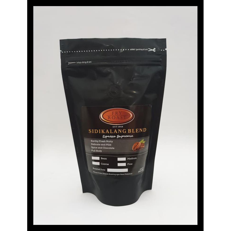 

Kopi Sidikalang Espresso Supremo 250 Gram (Biji/Bubuk) - Biji Promo Special