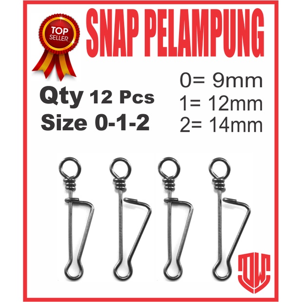 SNAP PELAMPUNG ISI 12 12Pcs