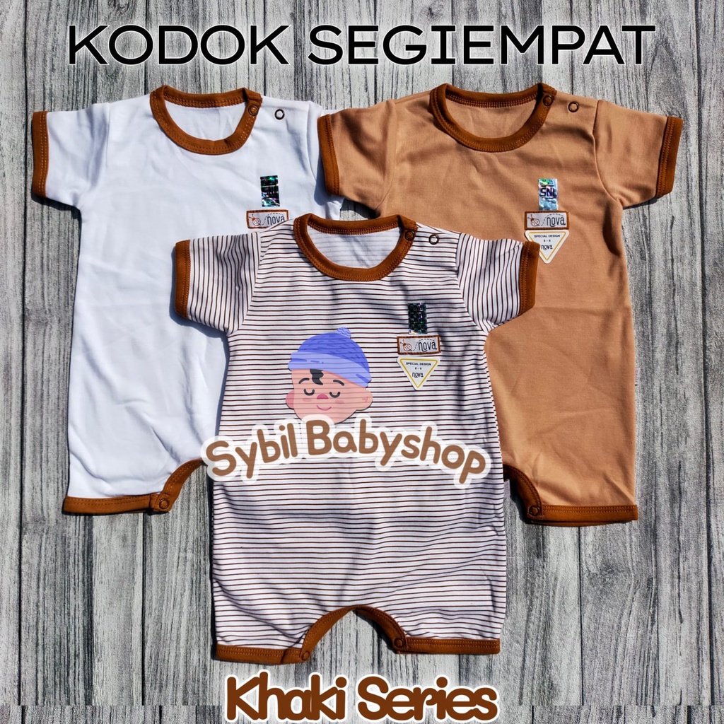 NOVA 3 PCS BAJU KODOK SERIES KHAKI