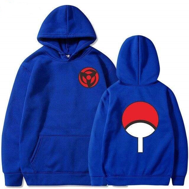 Sweater Hoodie UCHIHA SHARINGAN Anime NARUTO Jumper Pria Wanita Size S M L XL XXL