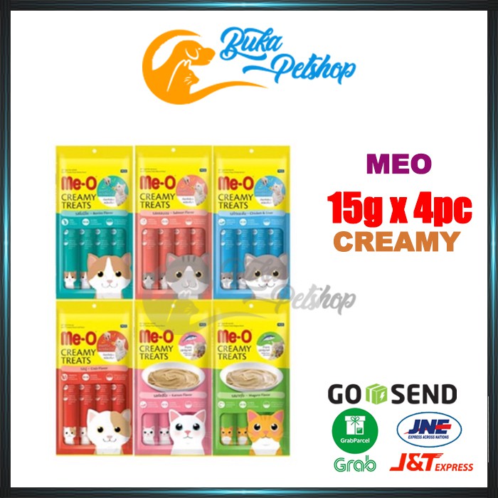 MEO Creamy 15g x 4pc Snack Kucing