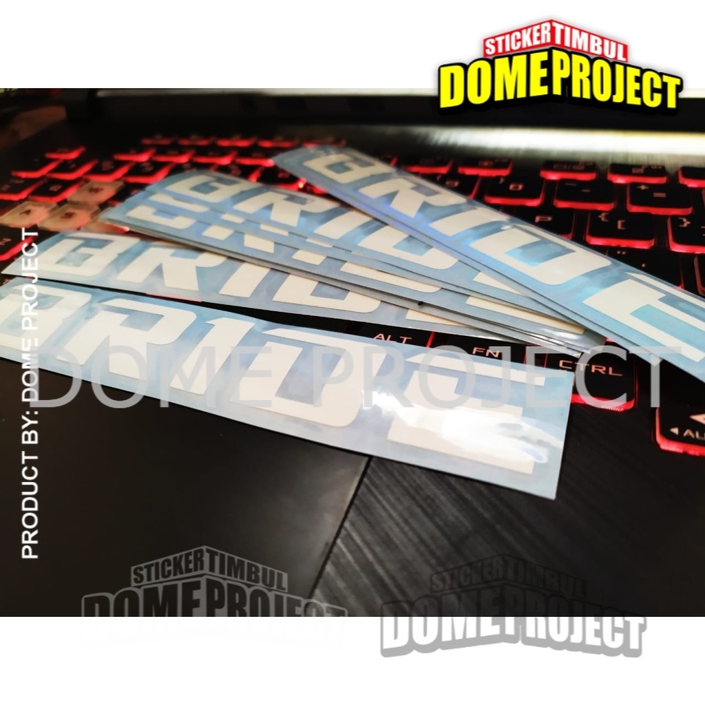 BRIDE STIKER CUTTING STIKER MOBIL STIKER OUTDOOR IMPORT MURAH