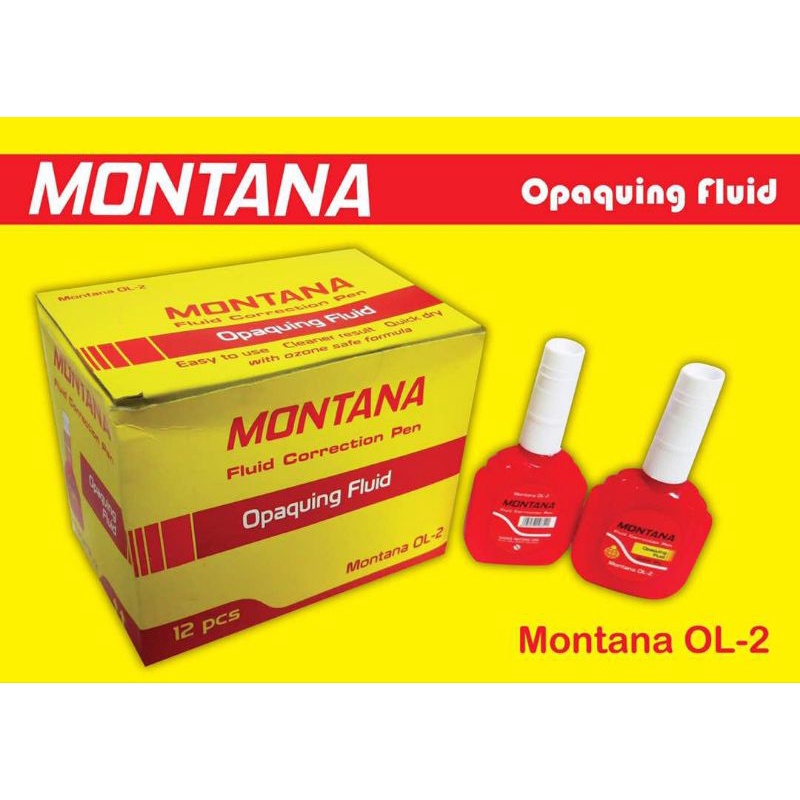 

Correction Pen / Tip Ex / Stipo Montana Botol Merah OL-2
