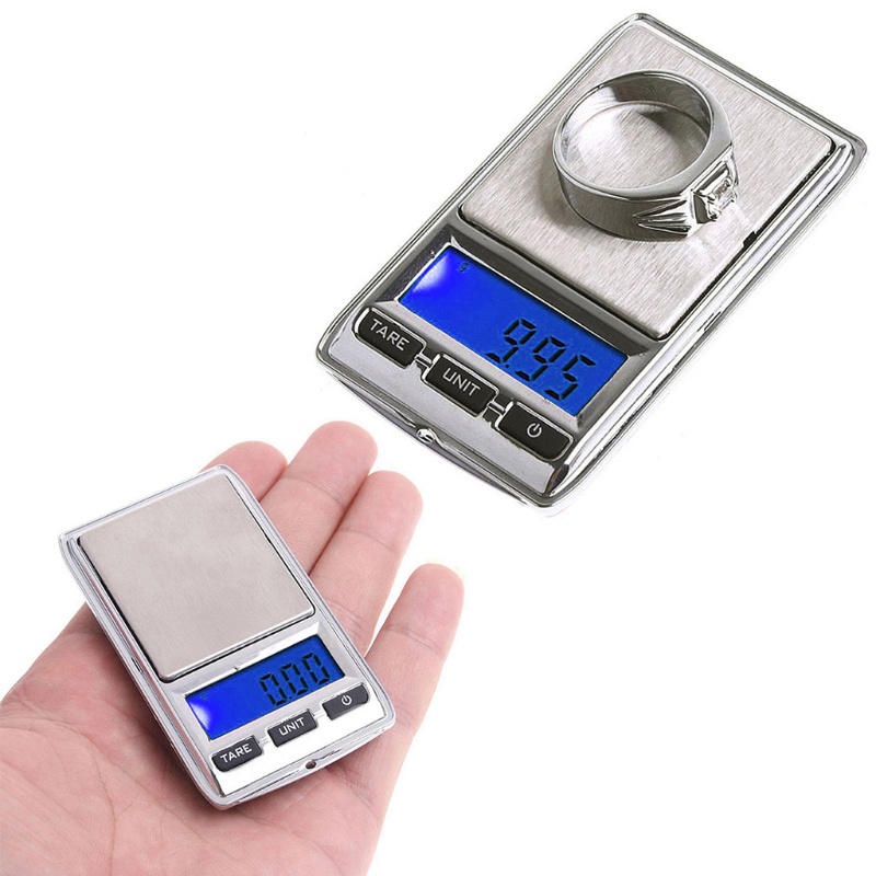 Gro High Accuracy Mini Electronic Digital Pocket Scale Jewelry Diamond Gold Coin Scale Weighing Balance Portable 100g / 0.