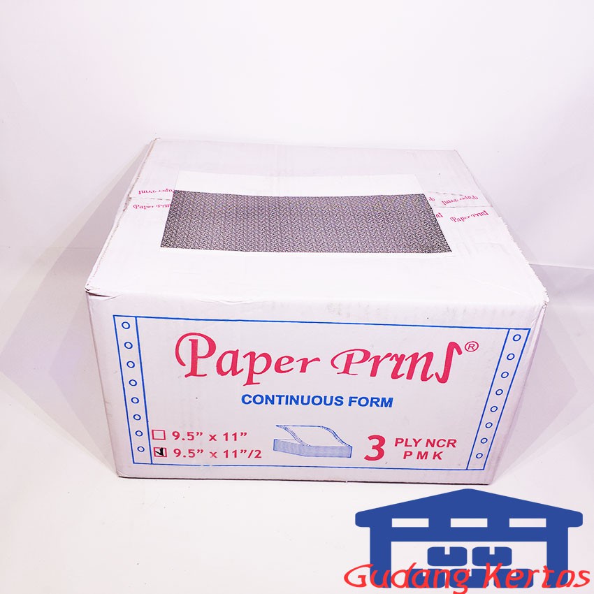 

CONTINUOUS FORM SLIP GAJI / NOMOR PIN 9 1/2 X 11/2 3PLY PAPERPRYNS