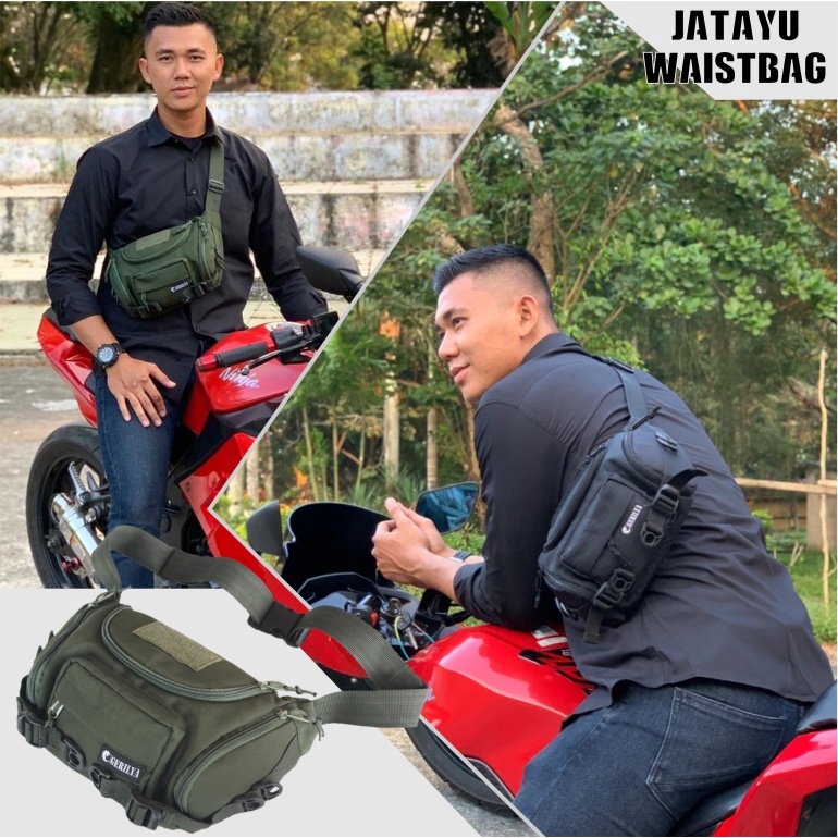 Tas Selempang Waistbag Pinggang Pria / Gerilya Jatayu