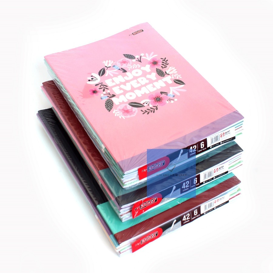 

Buku Tulis Merk BIG BOSS 42 Lembar - 42 lbr - (1 pak = 6 buku)