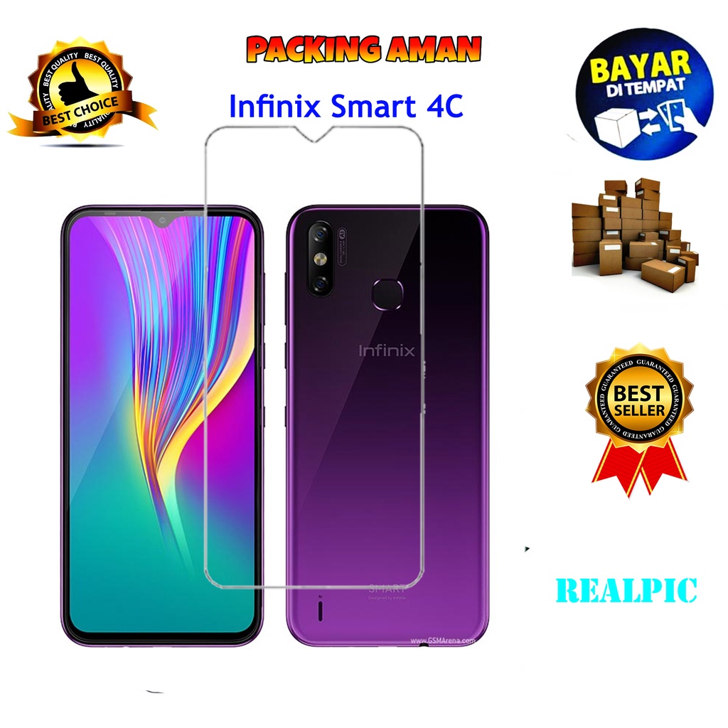 Tempered Glass Infinix Smart 4C Screen Protector Anti Gores