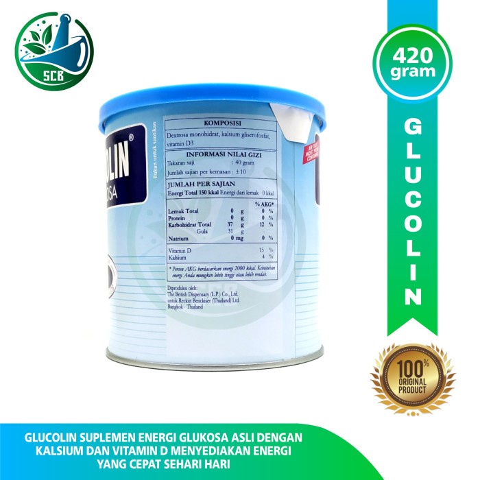 

Kalengbuah- Glucolin Glucose / Vitamin D3 / Gula Anggur Kaleng -Buah-Kaleng.