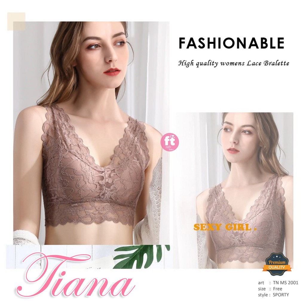 TIANA | Bra Seamless Busa Lepas / BRALETTE RENDA / art TN MS 2001