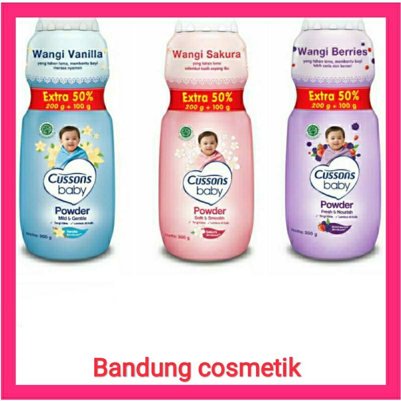 Cussons Baby Powder 200gr + 100gr  &amp;  100gr + 50gr +75gr