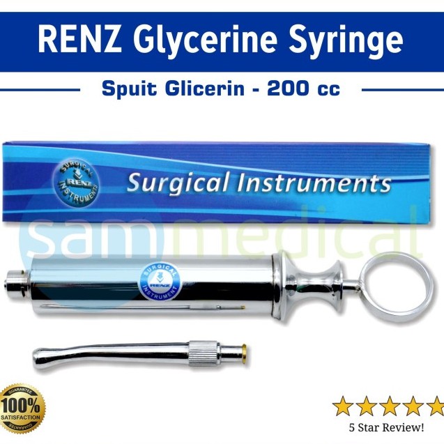 Renz Glycerine Syringe / Gliserin - Spuit Glicerin 20cc