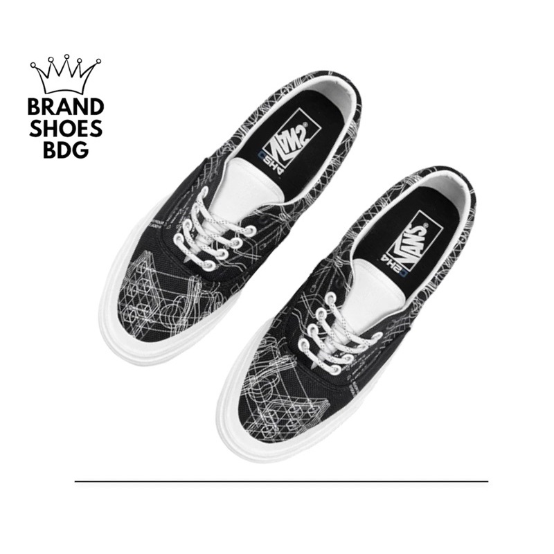 Vans Era x C2H4 Vol.2 "Virtual Reality Beta" Black White ORIGINAL Unisex Sneaker