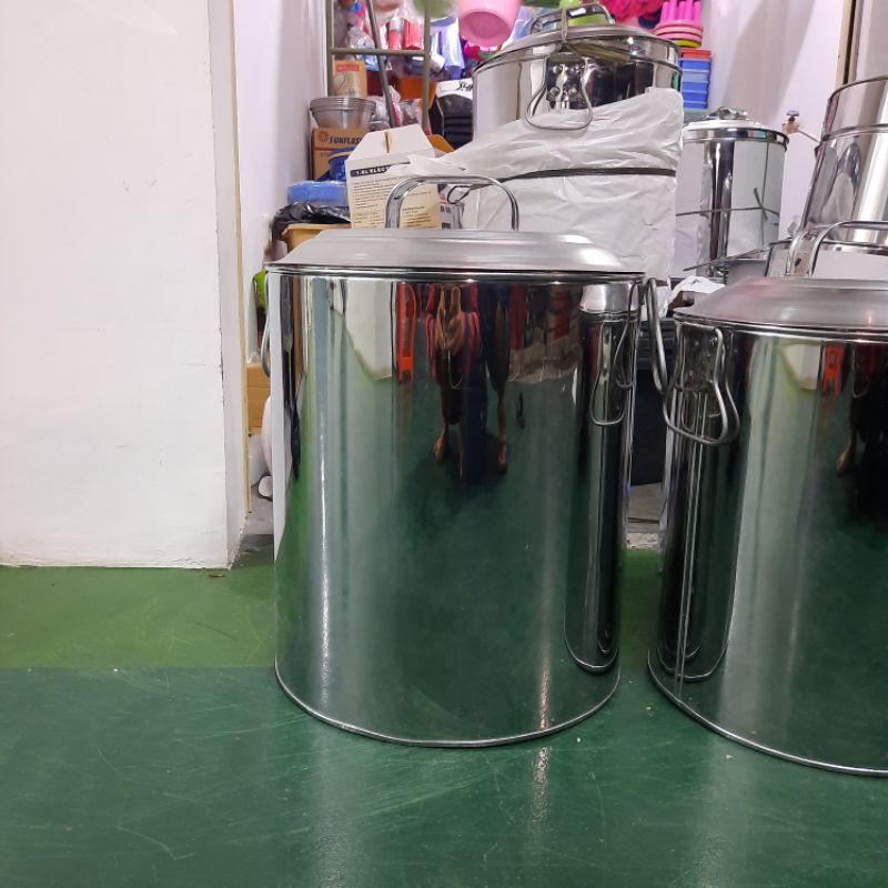 Panci Tinggi Stainless / Dandang / Tong Air / Panci Masak Uk 28-30-32-35 Cm