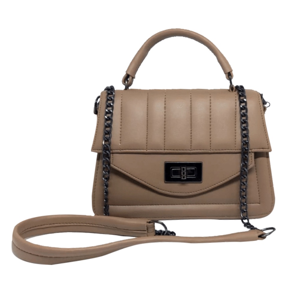 Tas Wanita Tas Selempang Sling Bag Miniso Tas Bahu Korea Tali Rantai Fashion Kekinian