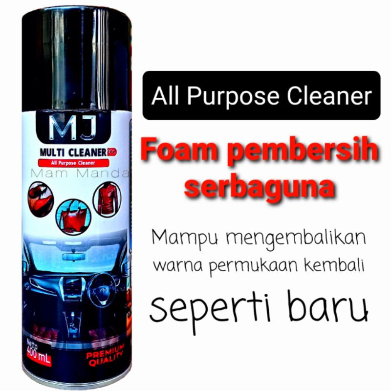 Pembersih Tas / Sepatu / Sofa / Interior / Foam Ajaib Pembersih Serbaguna / MJ Multi Cleaner