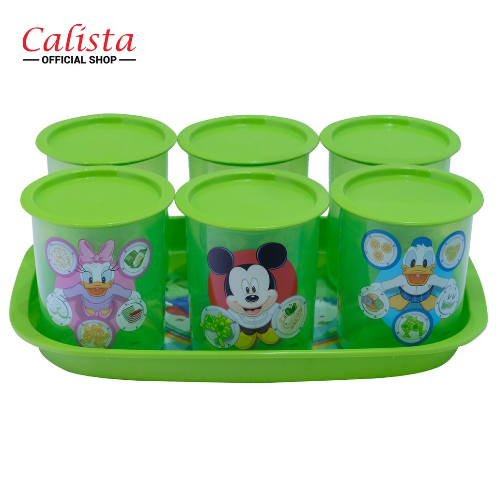 Toples Plastik Calista Nato Toples Kue Set 7 in 1 yg cantik untuk kue kering kue kering plastik term