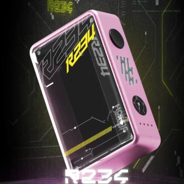 Hotcig R234 Box Mod Cyber Pink Authentic Mod hotcig new limited