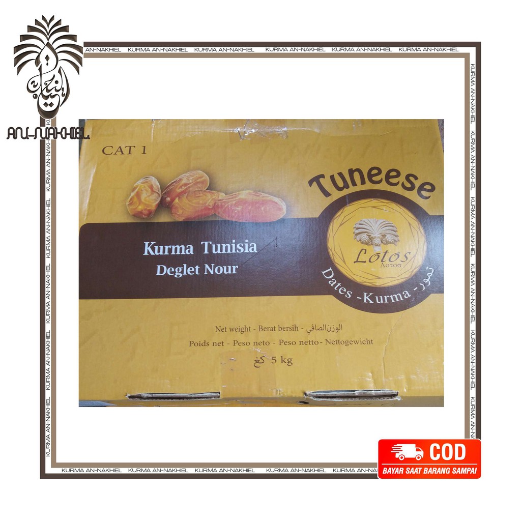 

Kurma Tunis Madu Tuneese 5kg