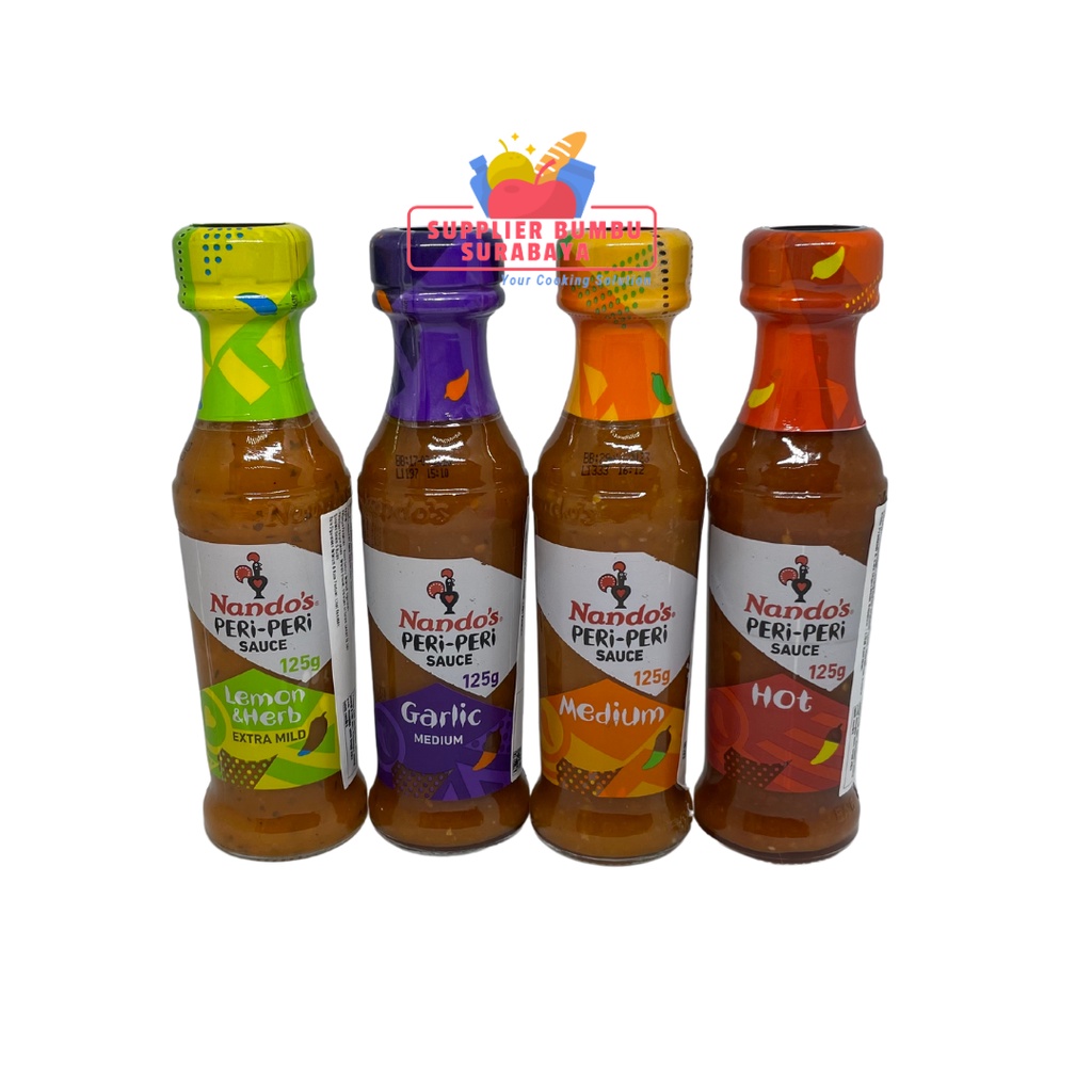 Jual Nandos Nando's Peri-Peri Sauce Lemon Herb Garlic Medium Hot 125g ...