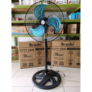  Kipas  Angin  Arashi 3 in 1 City Fan 18 inch Shopee 