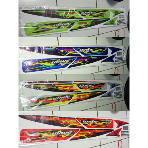 Stiker Striping Wave125 Dragon Thailand / sticker wave125 Thailand