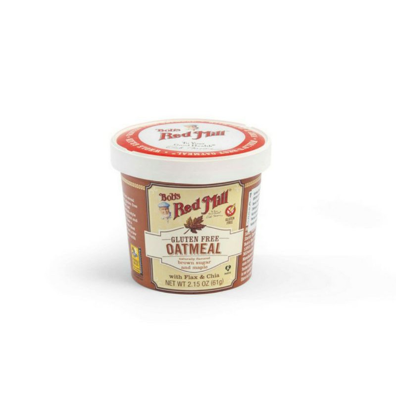 

Bob's Red Mill gluten free oatmeal brown sugar & maple 61gr