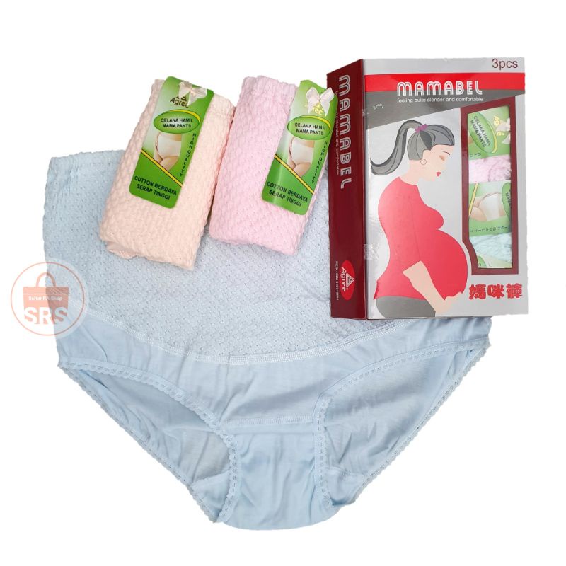 (3Pcs) Celana Dalam Hamil Extra Jumbo Maxi MATERNITY PANTS  Underwear Woman CD HAMIL MAMABEL ISI 3