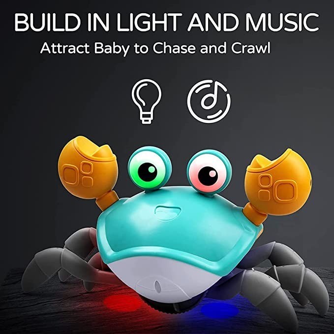 Mainan SImulasi Anak Boneka Kepiting Berjalan - Walking Toy Crab