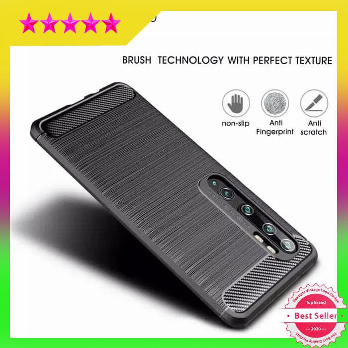 XIAOMI MI NOTE 10 MI CC9 PRO SOFT CASE BRUSHED CARBON