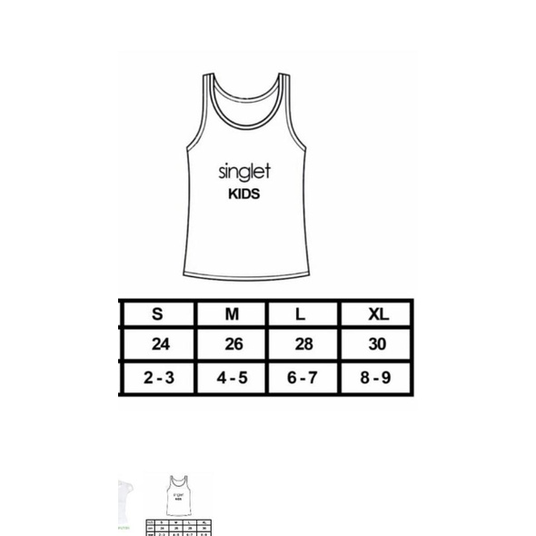 SINGLET RIDER ANAK PRIA ATT 224 BB/SINGLET/KAOS/KUTANG/OBLONG