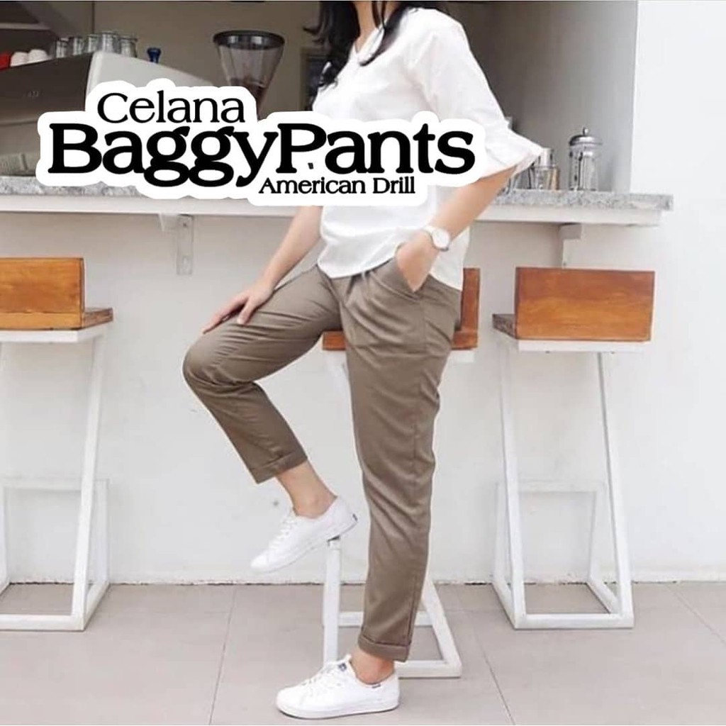 CELANA BAGGY  PANTS  CELANA KERJA CELANA FORMAL 