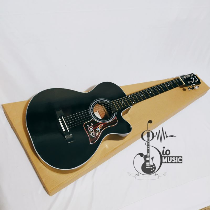 gitar akustik elektrik taylor pemula tanam besi Type terbaru