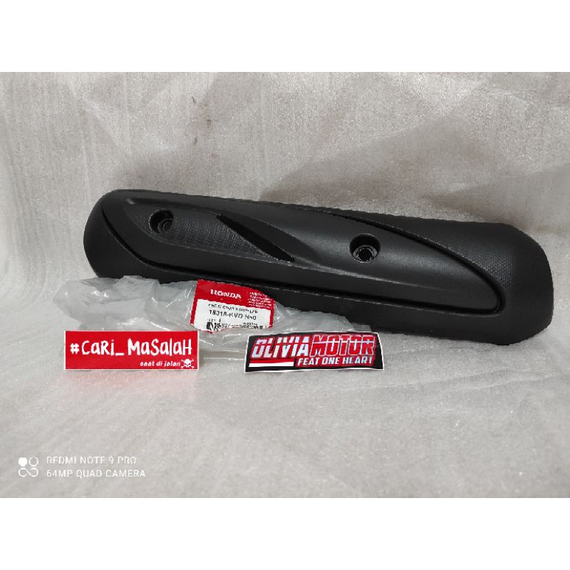 COVER KNALPOT PELINDUNG KNALPOT VARIO 110 KARBU 18318-KVB-N50