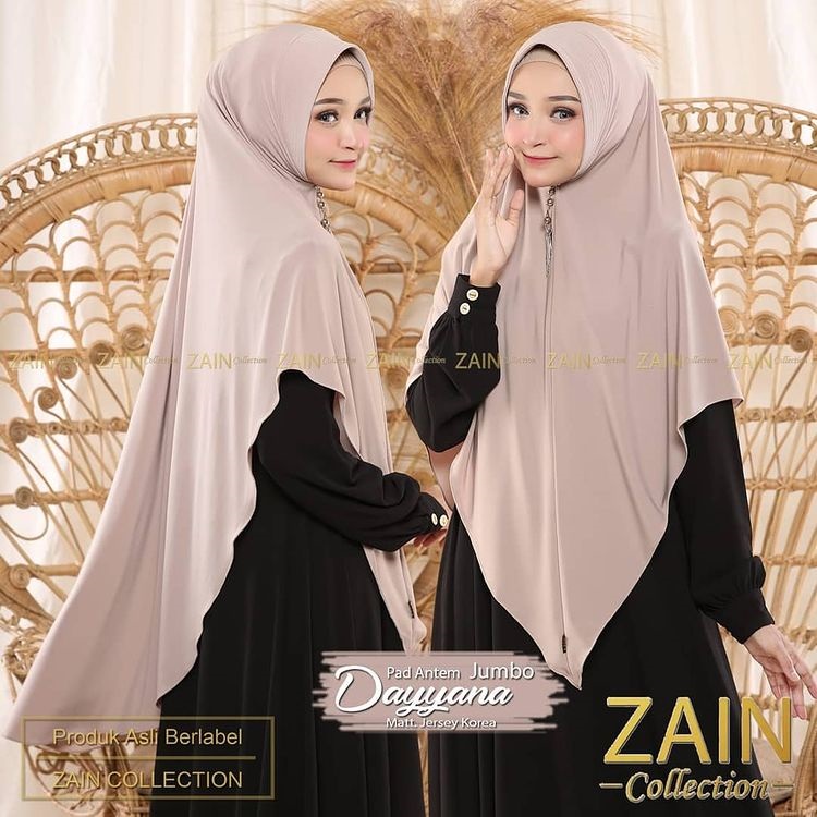 Hijab Khimar Jilbab Bergo Jumbo Kerudung Syari Dayyana-5