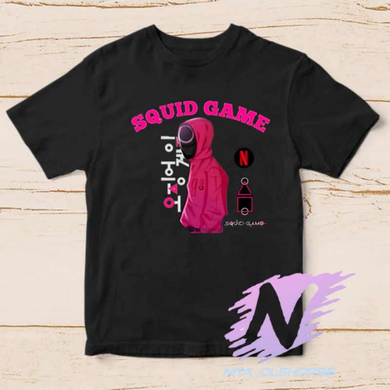 baju anak squid game terlaris kaos anak squid game Netflix