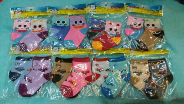 Kaos kaki isi 2pcs fit, pichu, winteku, okeboo